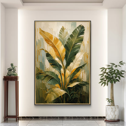 Botanical Luxury Premium Canvas Painting