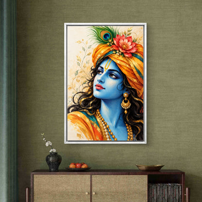 Lord Krishna Premium Canvas Painting