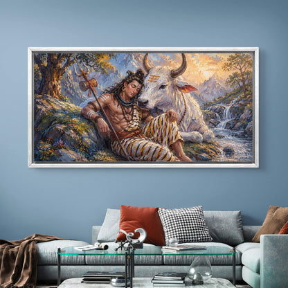Lord Shiva Premium Canvas Painting