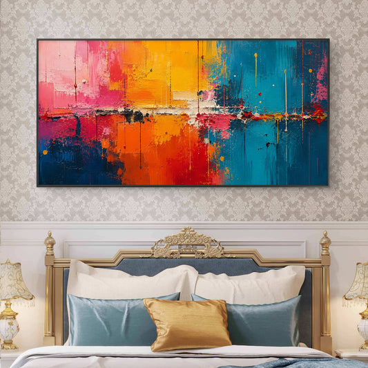 Abstract Art Premium Canvas Painting - Canvas Wall Art | Decor By Neon