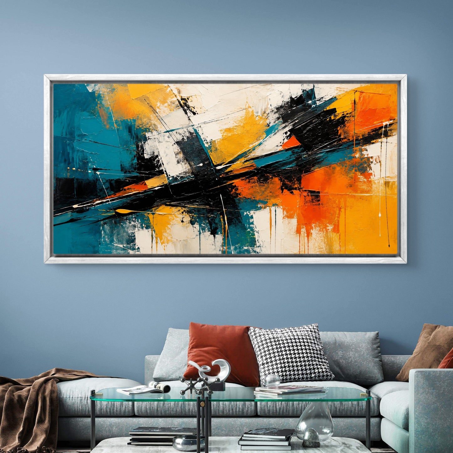 Abstract Art Premium Canvas Painting - Buy Online | Decor By Neon