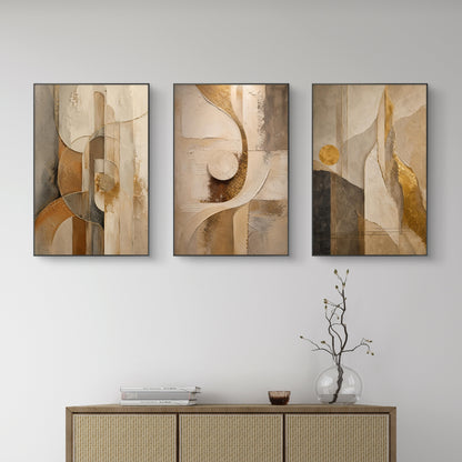 Set of 3 Abstract Art Premium Canvas Painting