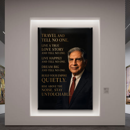 Ratan Tata Premium Canvas Painting