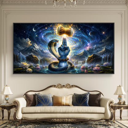 Lord Shiva Premium Canvas Painting