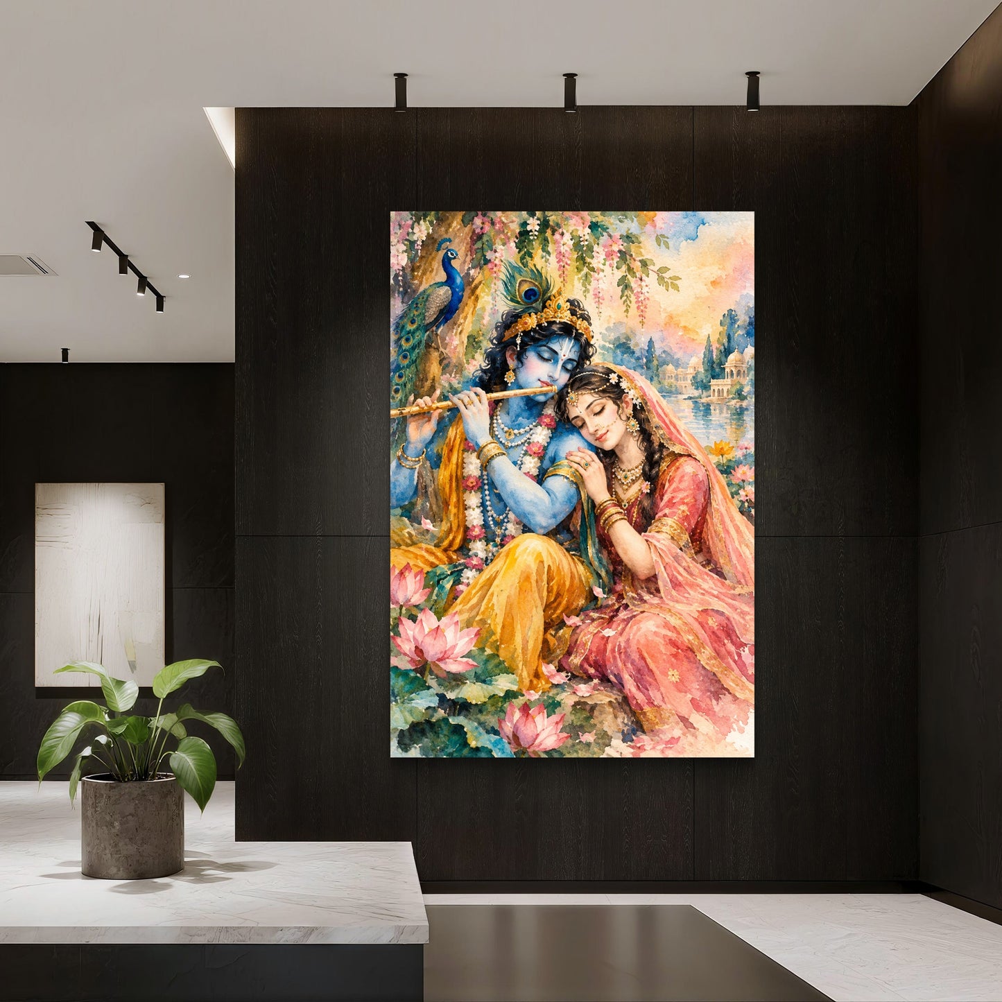 Radha Krishna Premium Canvas Painting - Buy Online | Decor By Neon