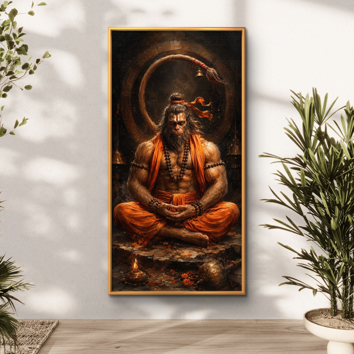 Lord Hanuman Premium Canvas Painting - Buy Online | Decor By Neon