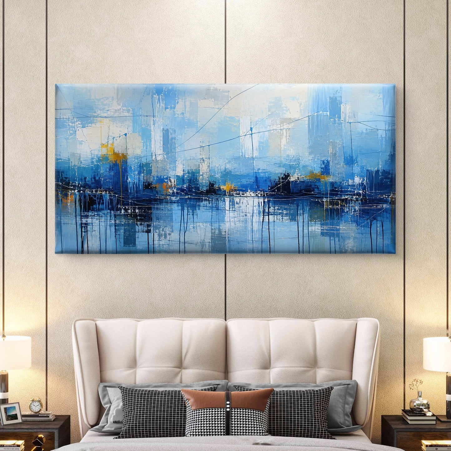 Abstract Art Premium Canvas Painting - Buy Online | Decor By Neon