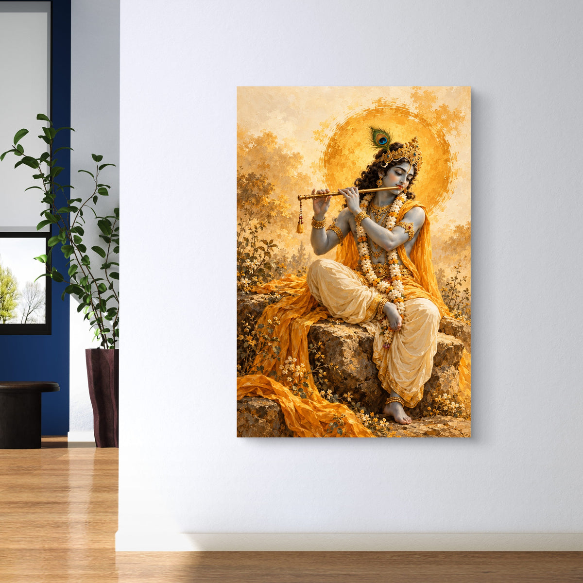 Lord Krishna Premium Canvas Painting - Buy Online | Decor By Neon