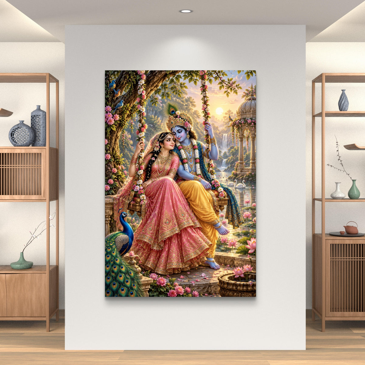 Radha Krishna Premium Canvas Painting - Buy Online | Decor By Neon