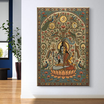 Lord Shiva Premium Canvas Painting