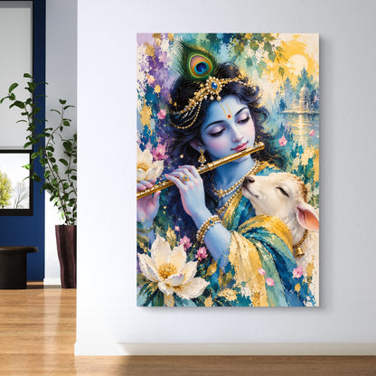 Radha Krishna Premium Canvas Painting
