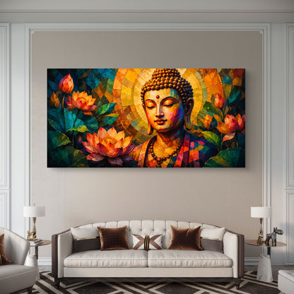 Lord Buddha Premium Canvas Painting