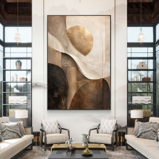 Luxury Neutral Premium Canvas Painting - Canvas Wall Art | Decor By Neon