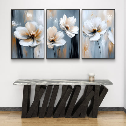 Set of 3 Abstract Art Premium Canvas Painting