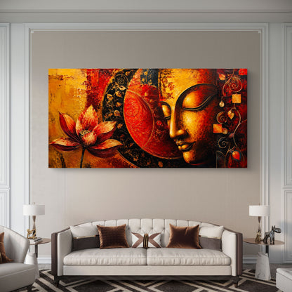 Lord Buddha Premium Canvas Painting
