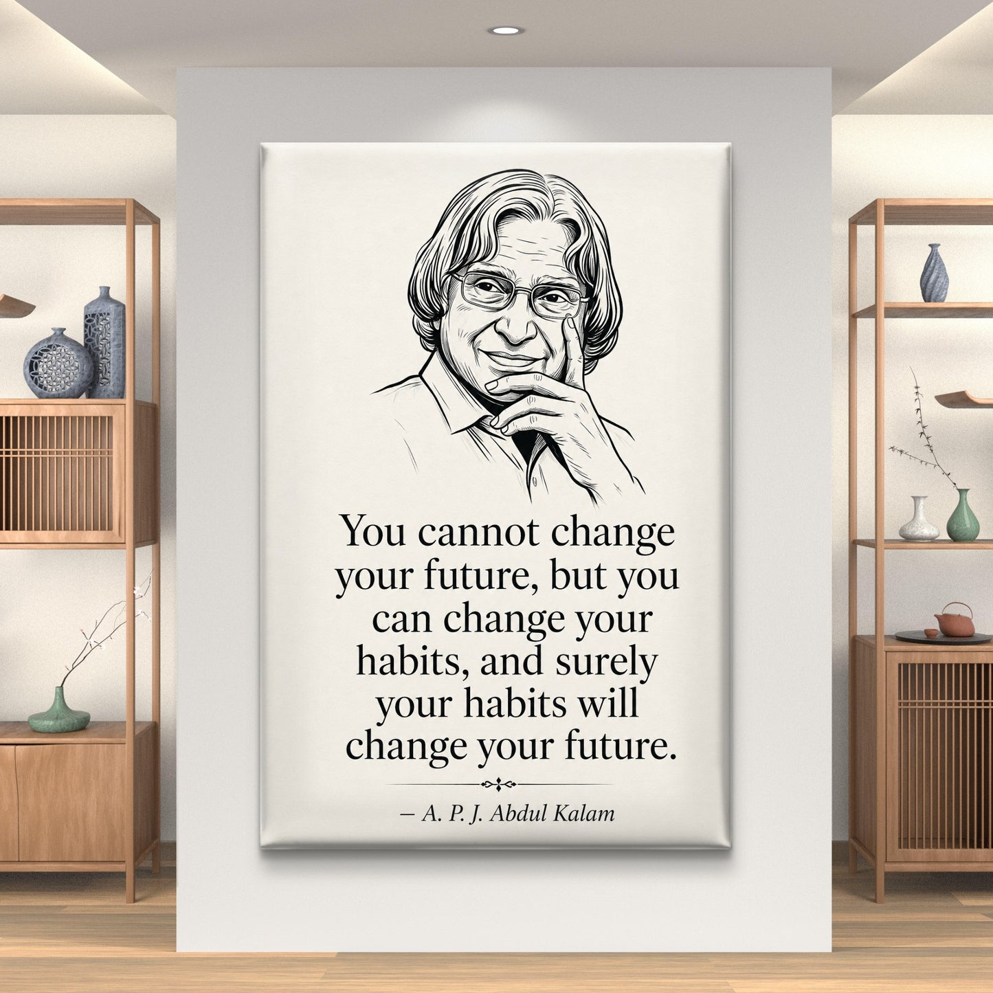 APJ Abdul Kalam Premium Canvas Painting - Buy Online | Decor By Neon