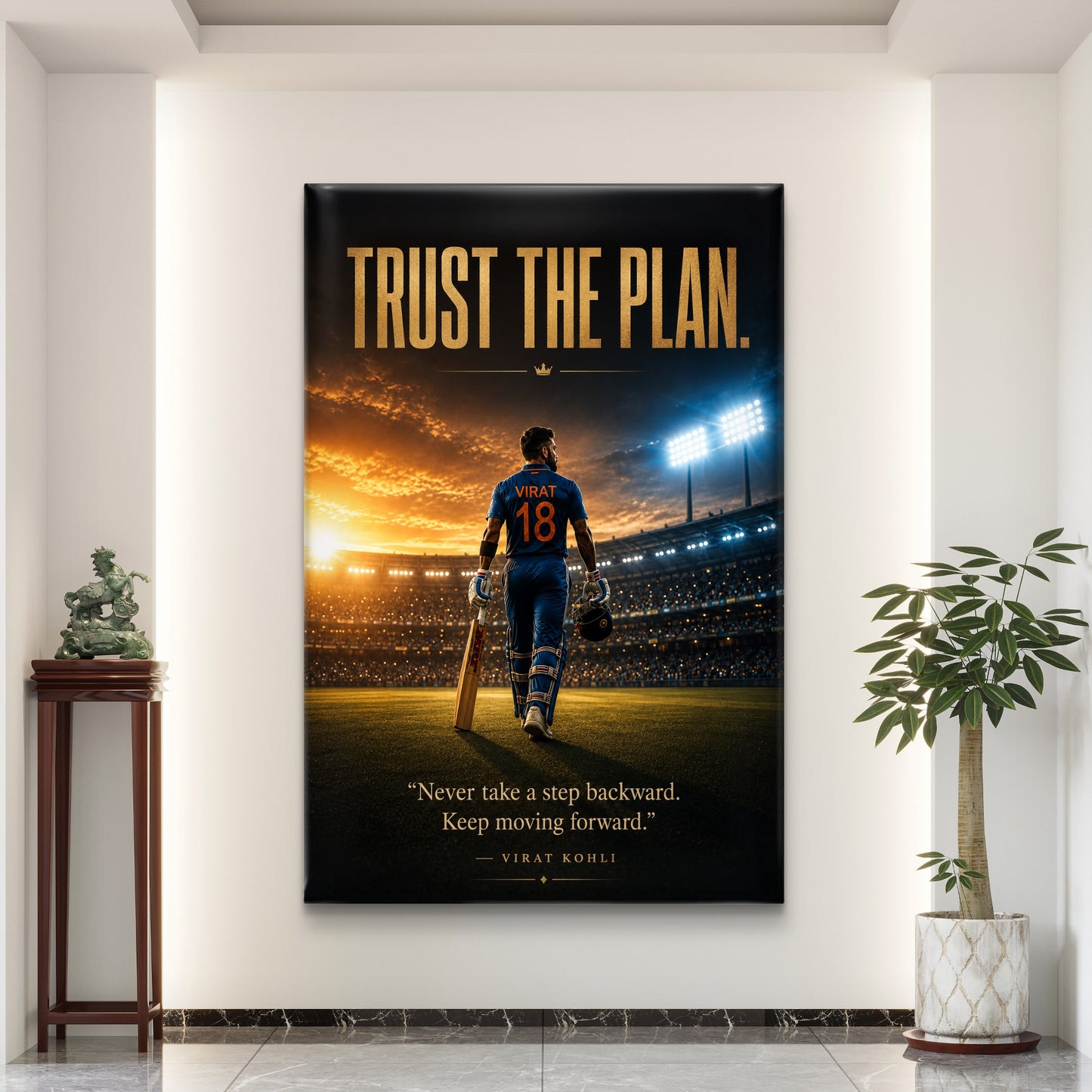 Virat Kohli  Premium Canvas Painting - Buy Online | Decor By Neon