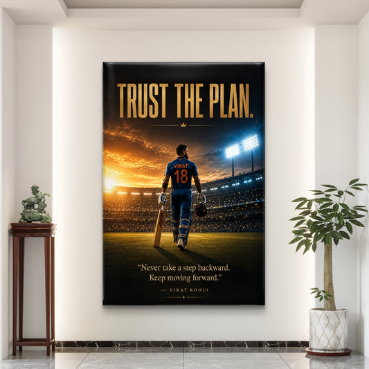 Virat Kohli  Premium Canvas Painting - Premium Wall Art | Decor By Neon
