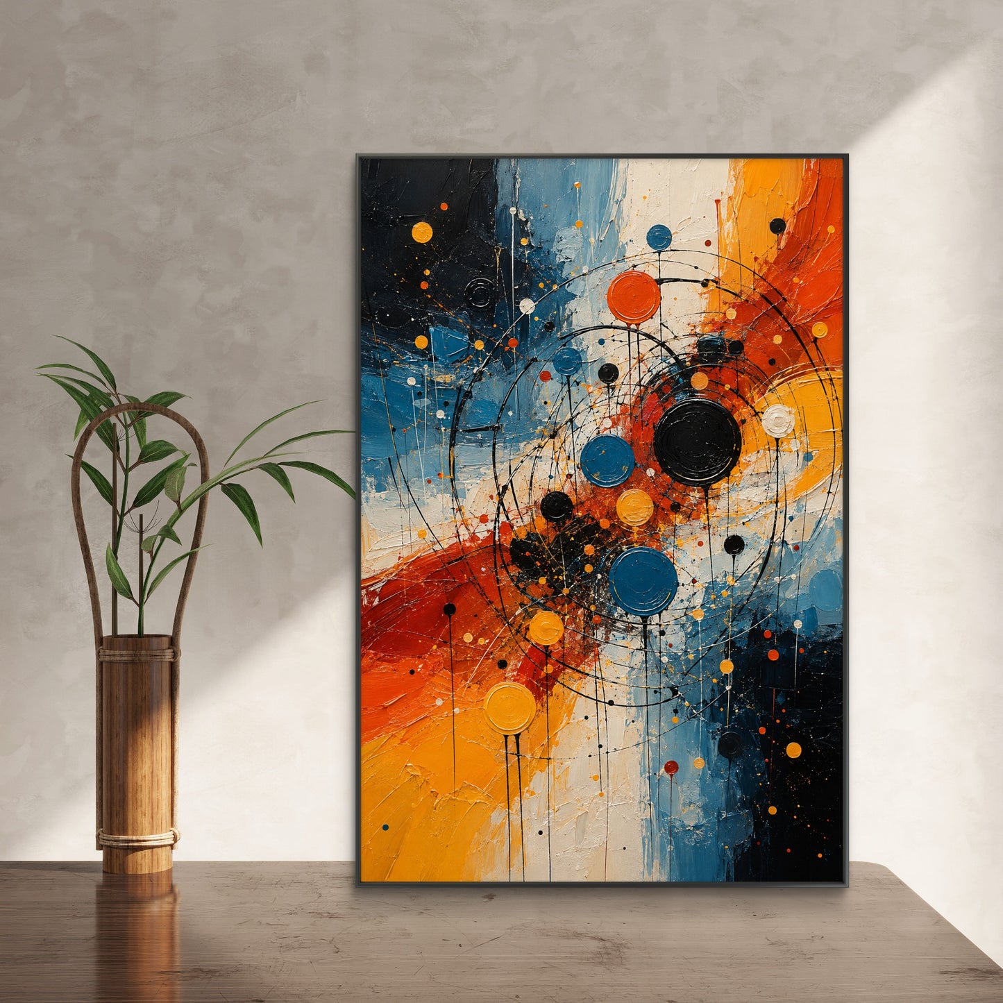 Abstract Art Premium Canvas Painting - Buy Online | Decor By Neon