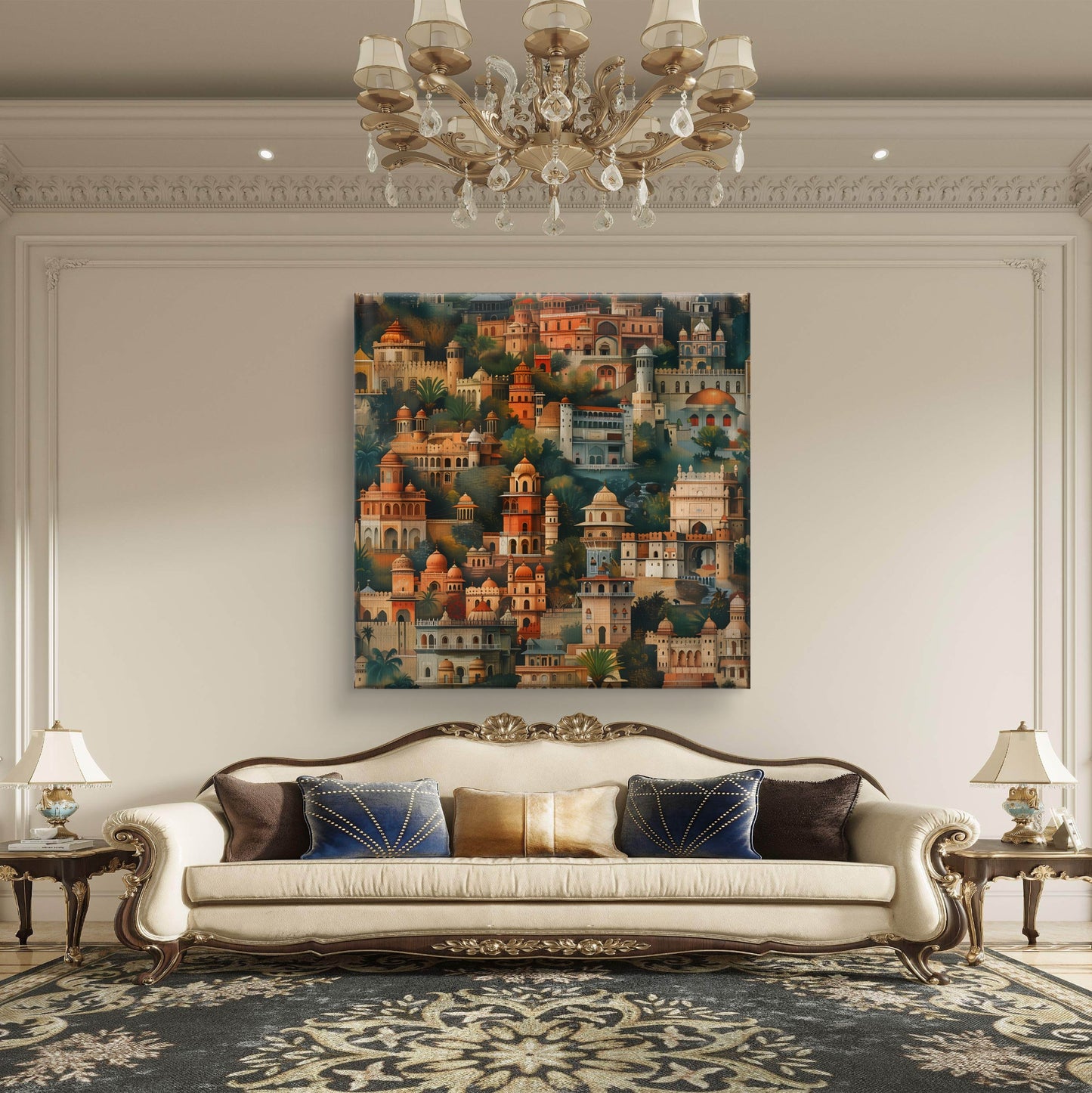 Royal Kingdomscape Premium Canvas Wall Painting - Buy Online | Decor By Neon