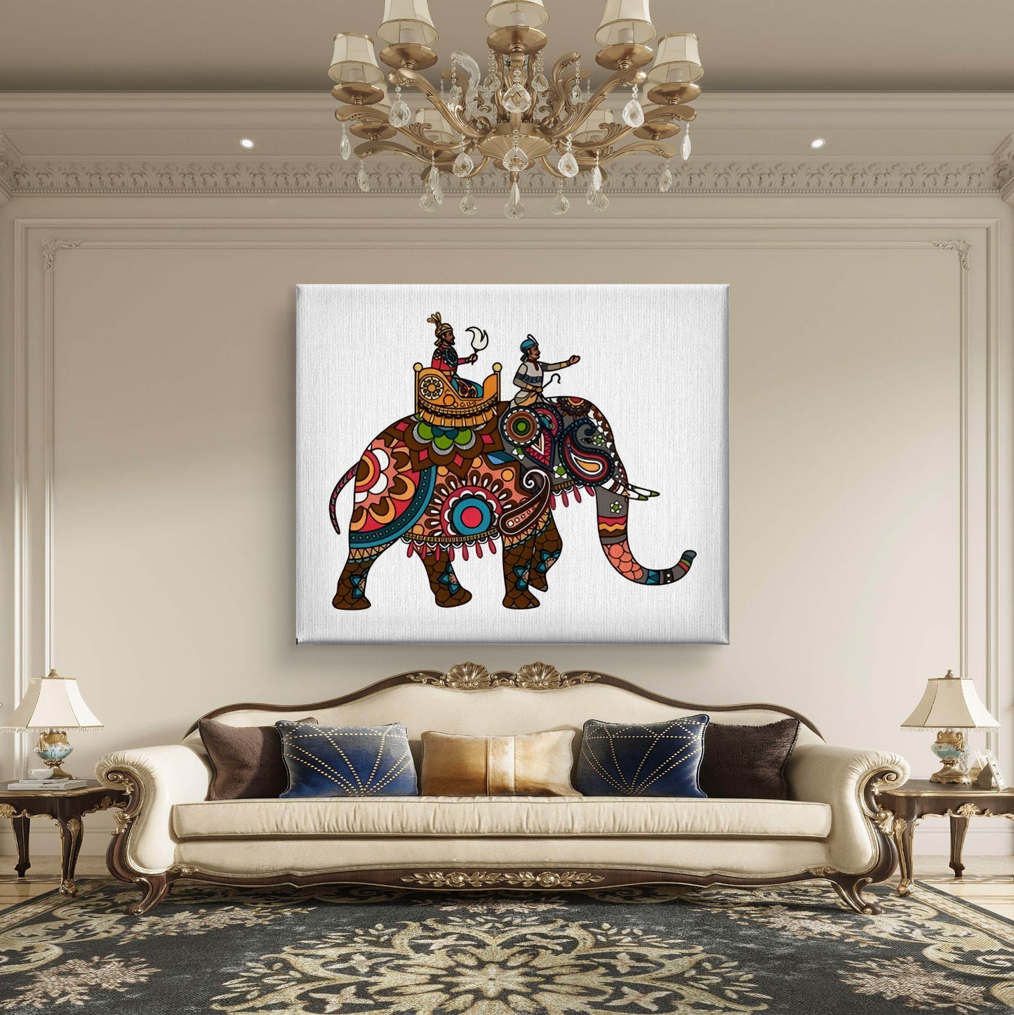 King’s Steed Premium Canvas Wall Painting