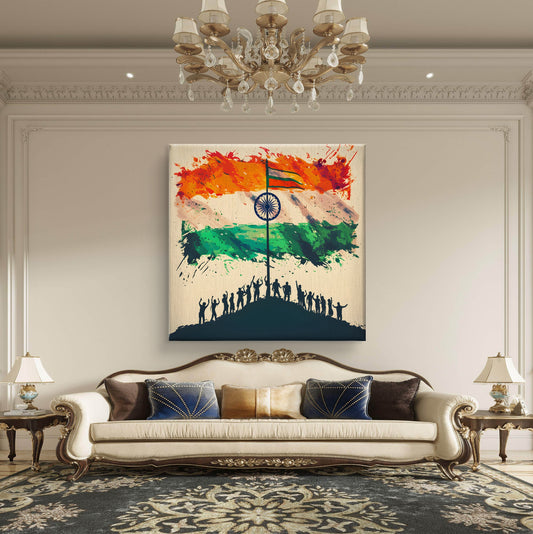 Azaadi Utsav Premium Canvas Wall Painting