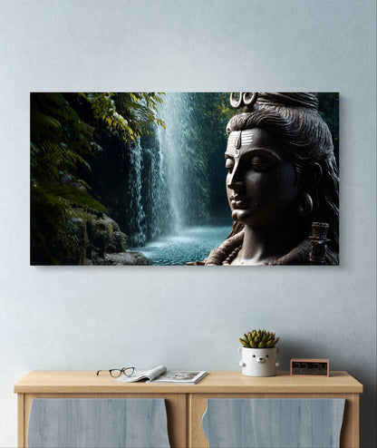 Shiva Premium Acrylic Wall Art for Home & Temple Decor