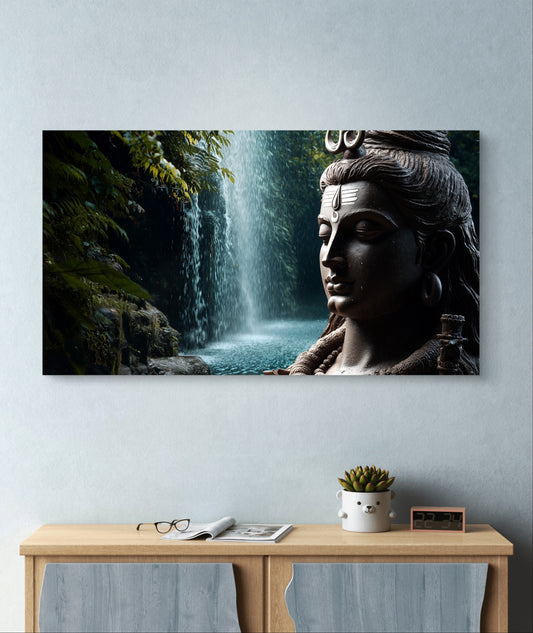 Shiva Premium Acrylic Wall Art for Home & Temple Decor