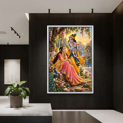 Radha Krishna Premium Canvas Painting