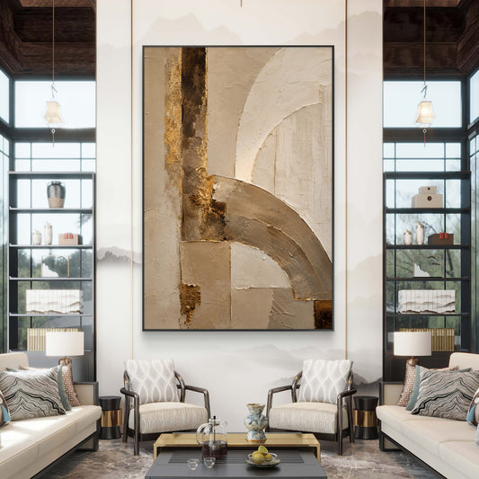 Luxury Neutral Premium Canvas Painting - Canvas Wall Art | Decor By Neon