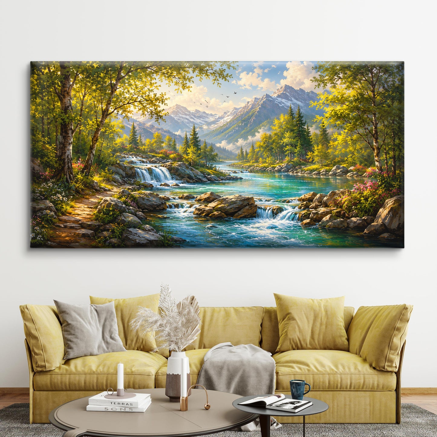 Nature Premium Canvas Painting - Buy Online | Decor By Neon