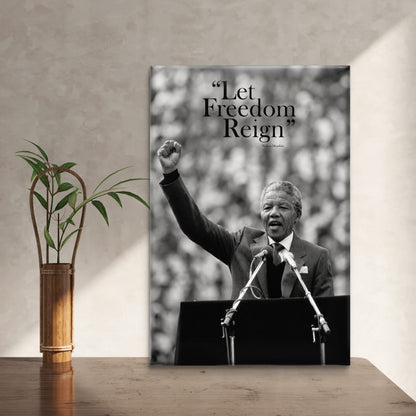 Nelson Mandela Premium Canvas Painting