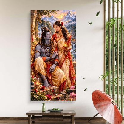 Lord Shiva Premium Canvas Painting