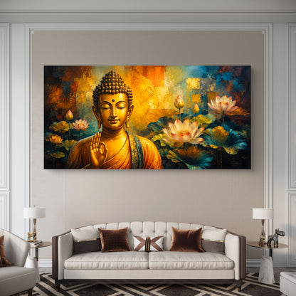 Lord Buddha Premium Canvas Painting