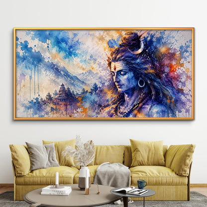 Lord Shiva Premium Canvas Painting