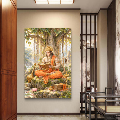 Lord Hanuman Premium Canvas Painting