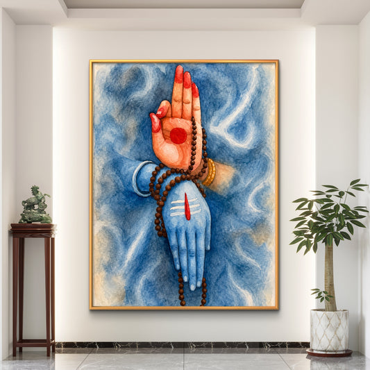 Lord Shiva Premium Canvas Painting - Premium Wall Art | Decor By Neon