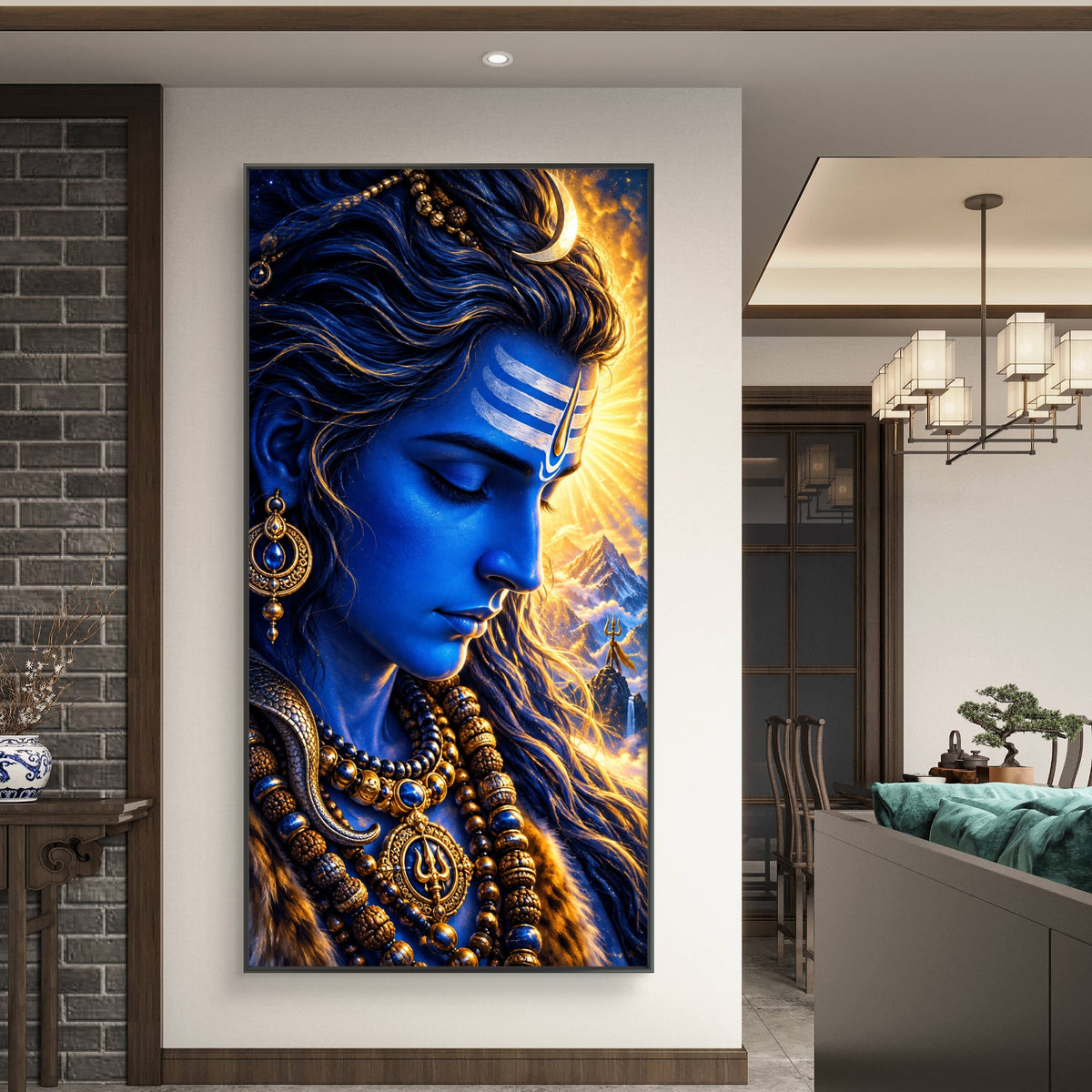 Lord Shiva Premium Canvas Painting - Buy Online | Decor By Neon