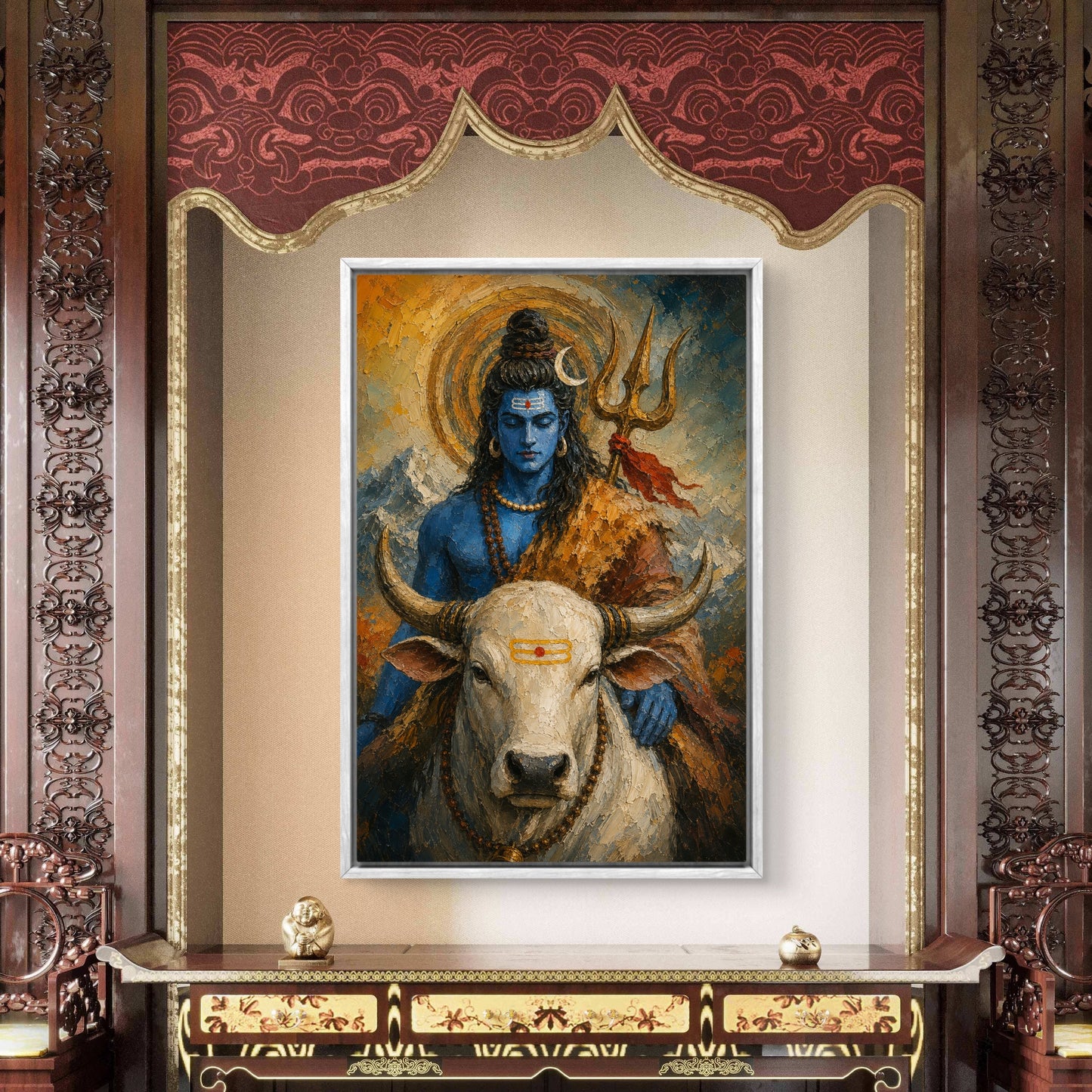 Lord Shiva Premium Canvas Painting - Buy Online | Decor By Neon