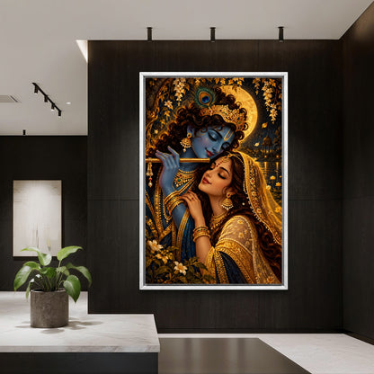 Radha Krishna Premium Canvas Painting