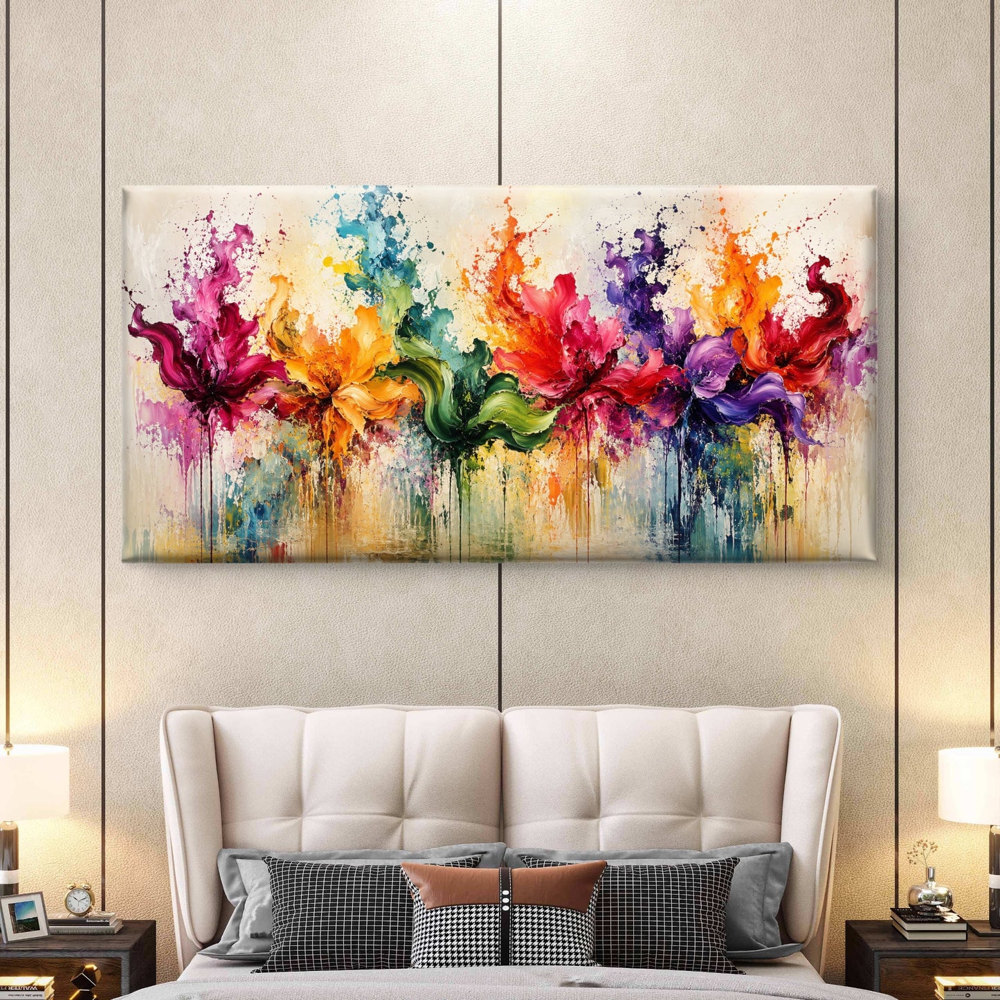 Abstract Art Premium Canvas Painting - Buy Online | Decor By Neon