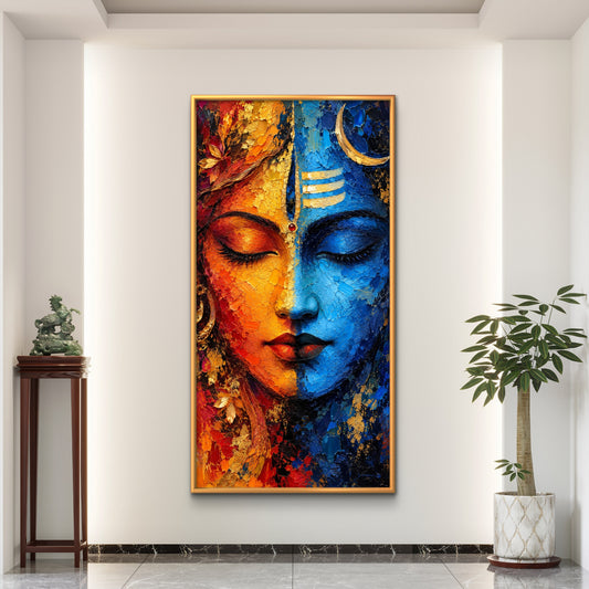 Lord Shiva Premium Canvas Painting - Premium Wall Art | Decor By Neon