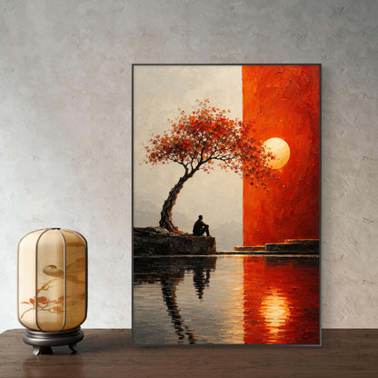 Modern Interiors Portrait Premium Canvas Painting