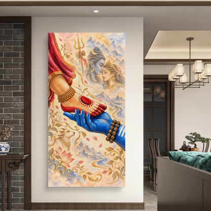 Lord Shiva Premium Canvas Painting