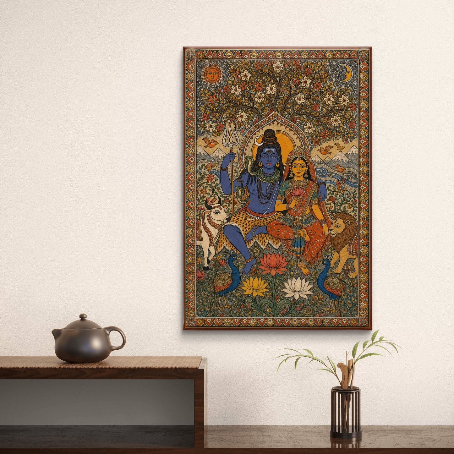 Lord Shiva Premium Canvas Painting - Buy Online | Decor By Neon