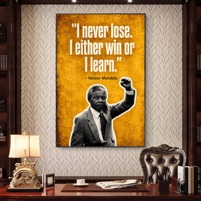 Nelson Mandela Premium Canvas Painting