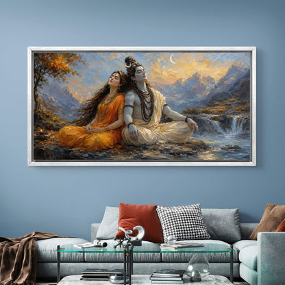 Lord Shiva Premium Canvas Painting
