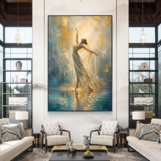 Modern Interiors Portrait Premium Canvas Painting - Canvas Wall Art | Decor By Neon