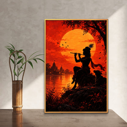 Radha Krishna Premium Canvas Painting