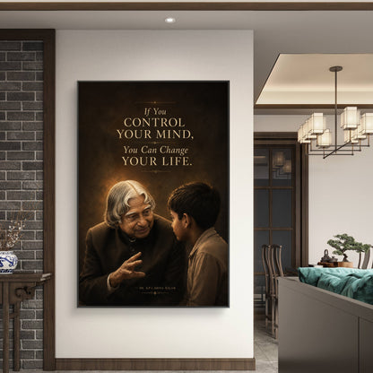 APJ Abdul Kalam Premium Canvas Painting